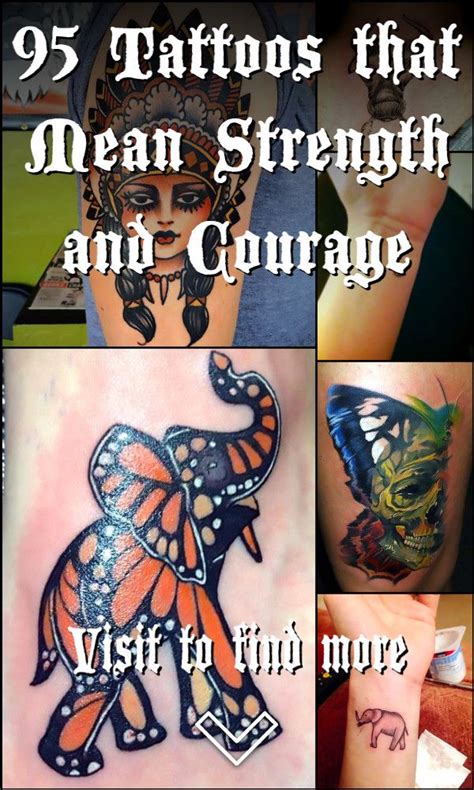 tattoos that mean strength and courage